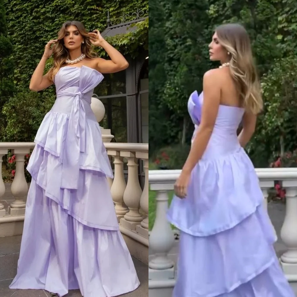 Customized Evening Sexy Casual Jersey Draped Tiered Pleat Wedding Party A-line Strapless Bespoke Occasion Gown Long Dresses
Customized Evening Sexy Casual Jersey Draped Tiered Pleat Wedding Party A-line Strapless Bespoke Occasion Gown Long Dresses