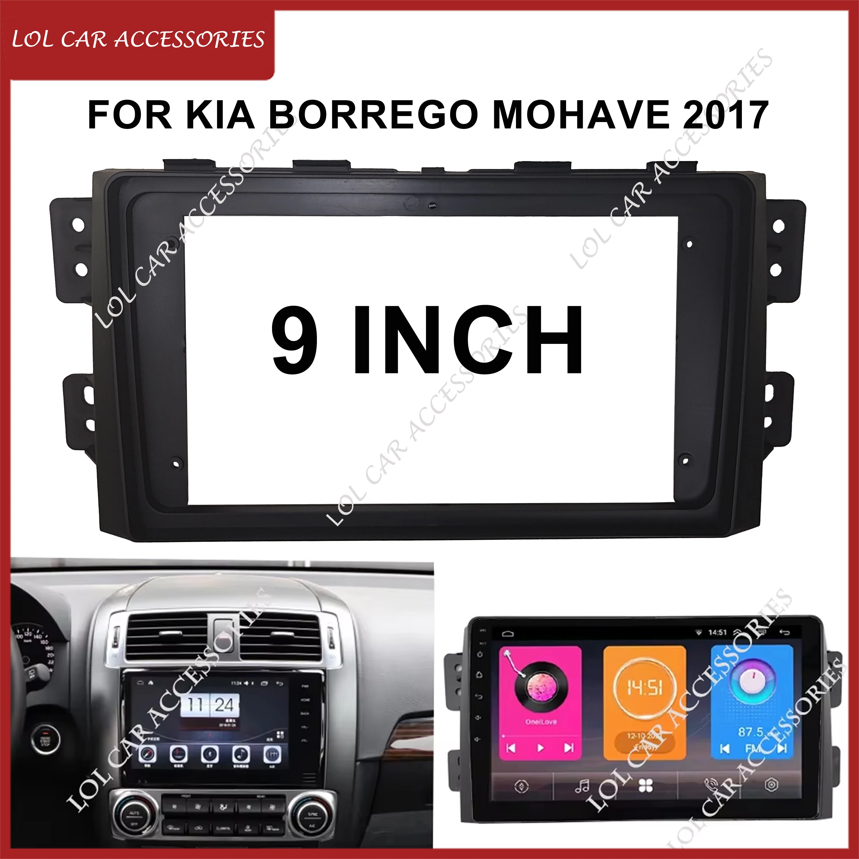 9 Inch For KIA Borrego 2017 Auto Car Radio Stereo GPS MP5 Android Player Install 2 Head Unit Din Panel Fascia Dash Frame Cover
9 Inch For KIA Borrego 2017 Auto Car Radio Stereo GPS MP5 Android Player Install 2 Head Unit Din Panel Fascia Dash Frame Cover