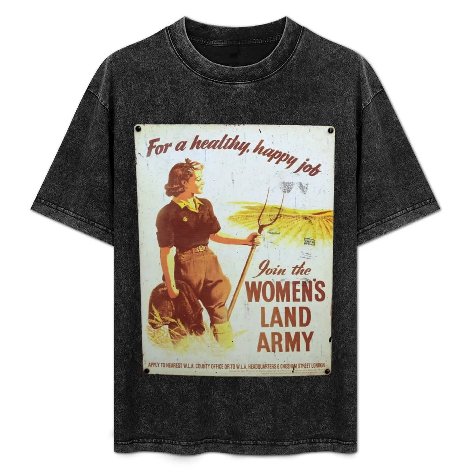 Womens land army vintage recruitment poster T-Shirt Big Size Daily Wear T-Shirt
Womens land army vintage recruitment poster T-Shirt Big Size Daily Wear T-Shirt
