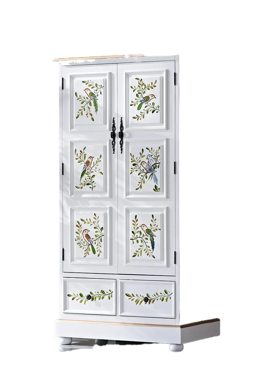 American home bedroom small wardrobe double door locker drawer children's storage cabinet balcony entrance entrance
American home bedroom small wardrobe double door locker drawer children's storage cabinet balcony entrance entrance