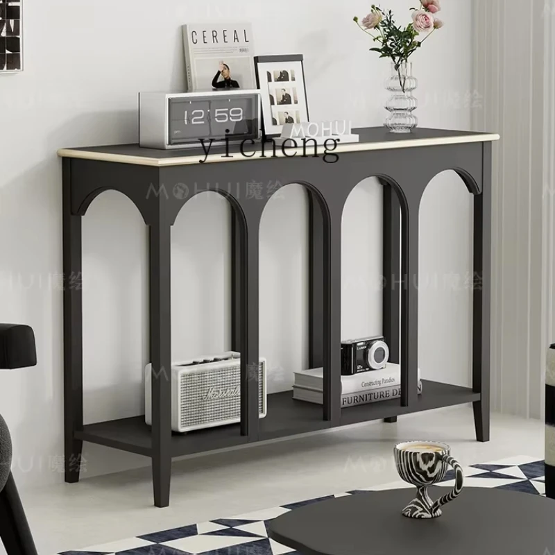 XL corridor living room table retro rose red decorative table side cabinet black long table
XL corridor living room table retro rose red decorative table side cabinet black long table
