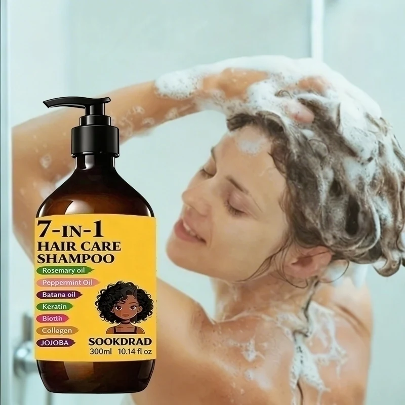 7-in-1 Peppermint Oil Shampoo, Refreshing Scalp, Non-greasy, For Oily Hair, 10.14fl oz Care
7-in-1 Peppermint Oil Shampoo, Refreshing Scalp, Non-greasy, For Oily Hair, 10.14fl oz Care