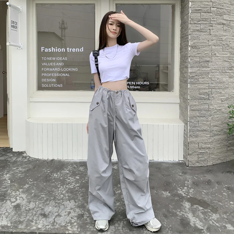 2023 StreetwearWomen Sweatpants Fashion CasuaJogger High Waist Straight Wide Leg Pants Pantalon Femme Harajuku Korean Trousers
2023 StreetwearWomen Sweatpants Fashion CasuaJogger High Waist Straight Wide Leg Pants Pantalon Femme Harajuku Korean Trousers