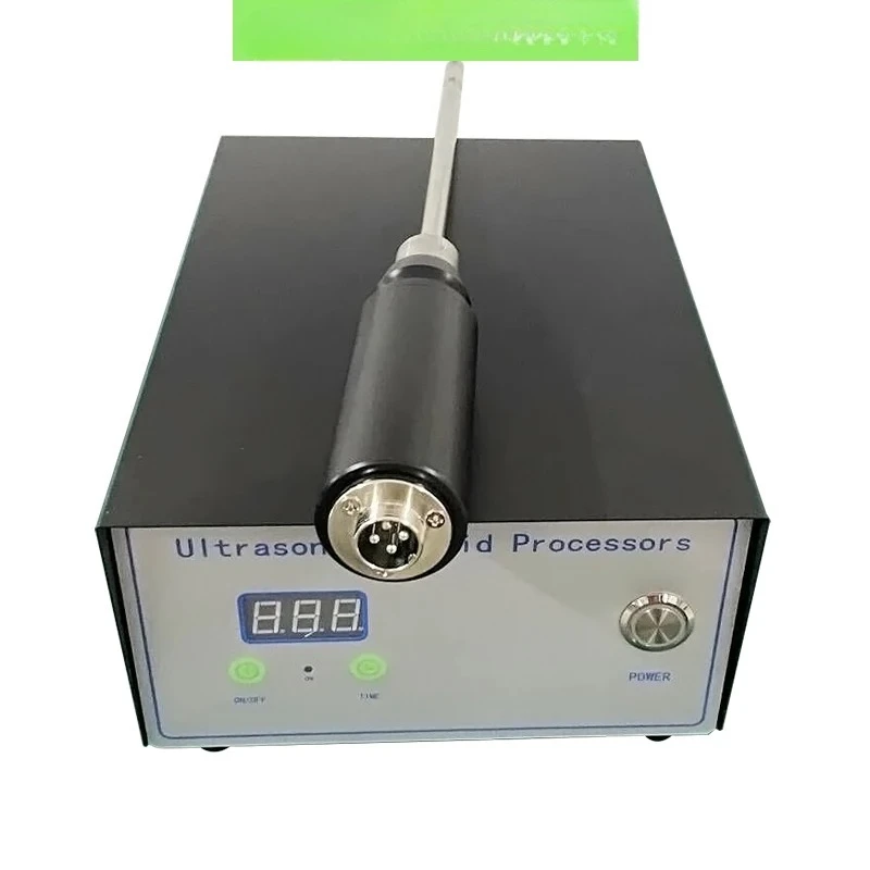 500W 35KHz Lab Test Ultrasonic Extractor Probe Emulsifier Stick Homogenizer Pulverizer Dissolution Sonic Cell Crusher Disperser
500W 35KHz Lab Test Ultrasonic Extractor Probe Emulsifier Stick Homogenizer Pulverizer Dissolution Sonic Cell Crusher Disperser