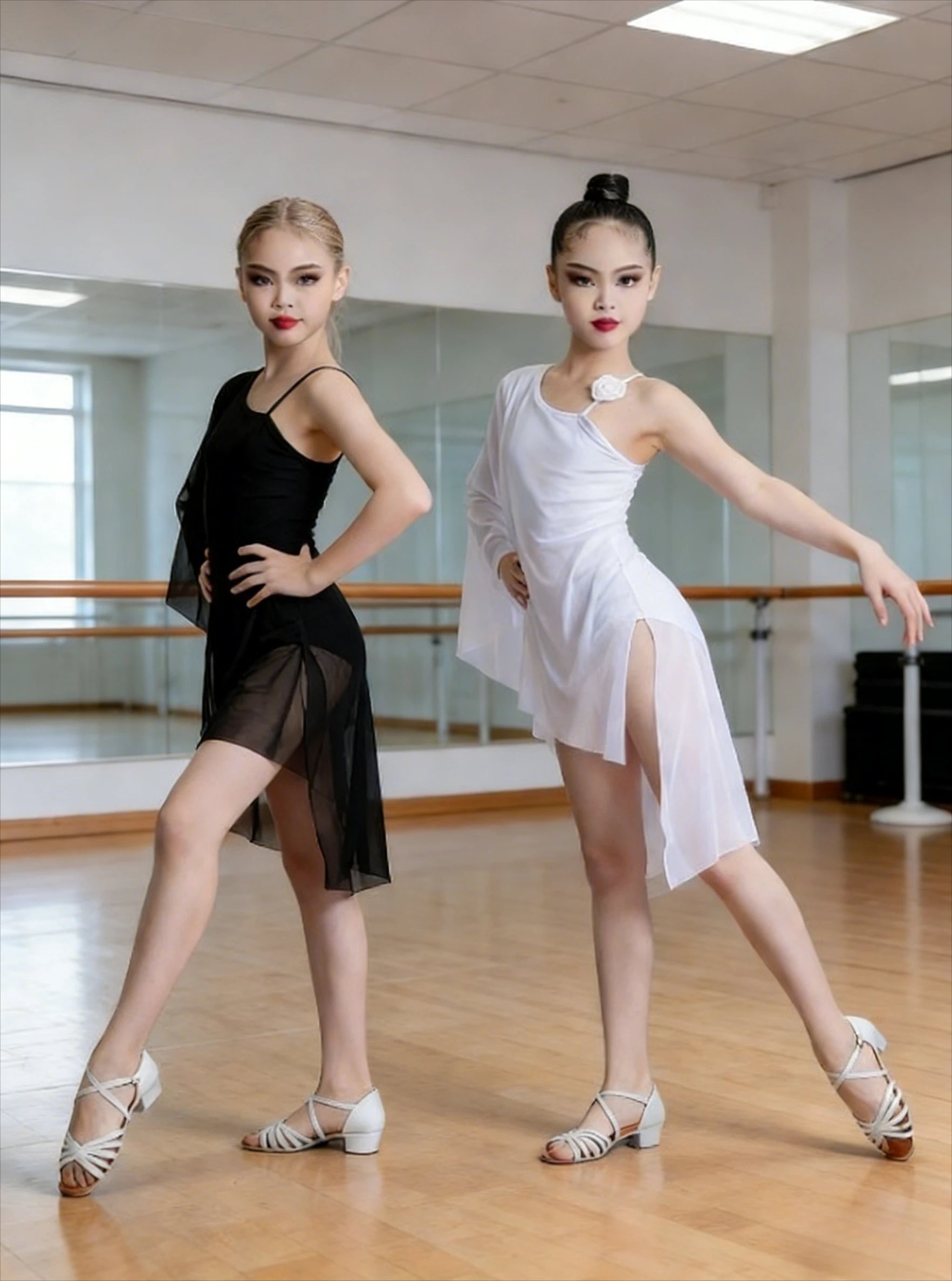 New Arrival Girls One Shoulder Mesh Latin Dance Dress, Professional Kids Practice Performance Costume for Ballroom Cha Cha Salsa
New Arrival Girls One Shoulder Mesh Latin Dance Dress, Professional Kids Practice Performance Costume for Ballroom Cha Cha Salsa