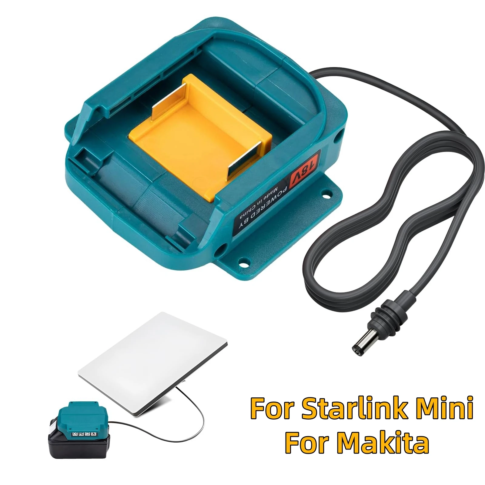 Для Starlink Mini кабель питания постоянного тока, совместимый с адаптером зарядного устройства Makita, 1 м Plug-and-Play для мини-аксессуара Starlink
Для Starlink Mini кабель питания постоянного тока, совместимый с адаптером зарядного устройства Makita, 1 м Plug-and-Play для мини-аксессуара Starlink