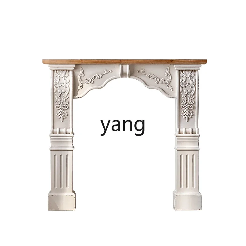 Lt French fireplace decorative cabinet retro solid wood entry front door porch table scenery props
Lt French fireplace decorative cabinet retro solid wood entry front door porch table scenery props