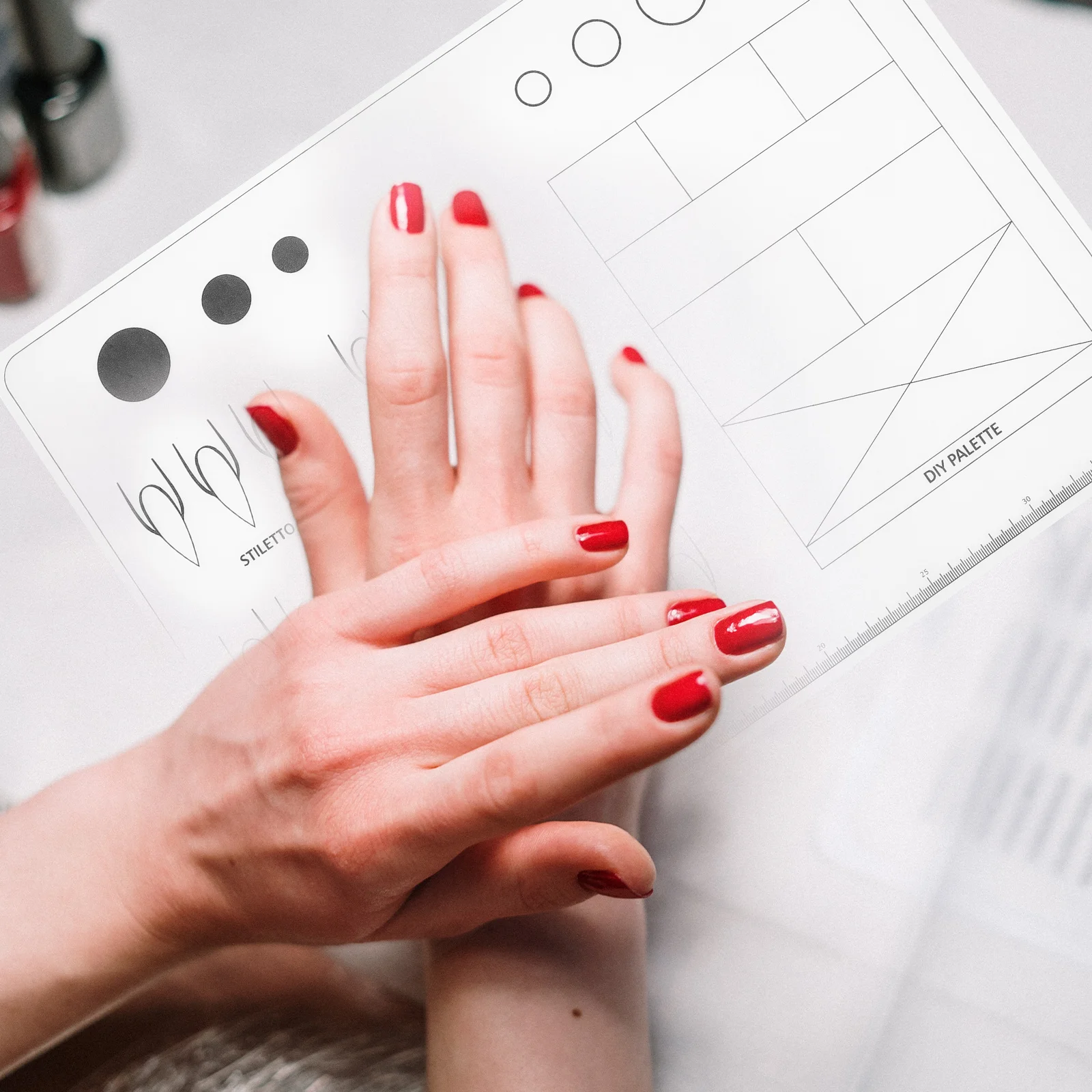 Silicone Acrylic Nail Mat Trainer for Manicure Practice Perfect Consistency and Professional Nail Tech Skill Development
Silicone Acrylic Nail Mat Trainer for Manicure Practice Perfect Consistency and Professional Nail Tech Skill Development