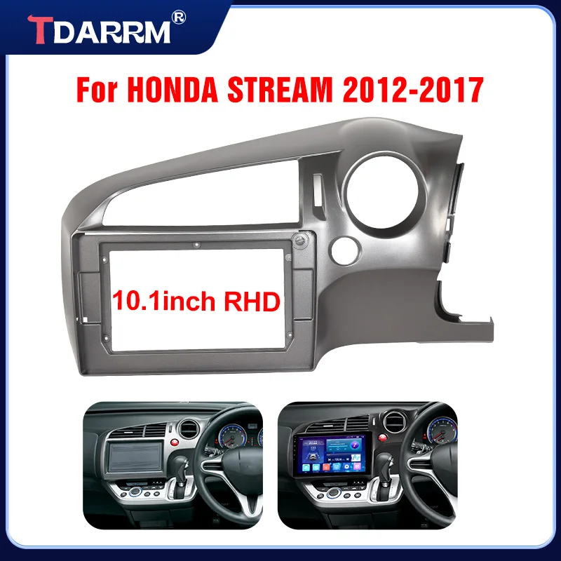 10,1-дюймовая автомобильная панель для HONDA STREAM 2012-2017, адаптер DVD-рамки, стерео радио, аудиосистема приборной панели, комплект навигационных жгутов панелей
10,1-дюймовая автомобильная панель для HONDA STREAM 2012-2017, адаптер DVD-рамки, стерео радио, аудиосистема приборной панели, комплект навигационных жгутов панелей