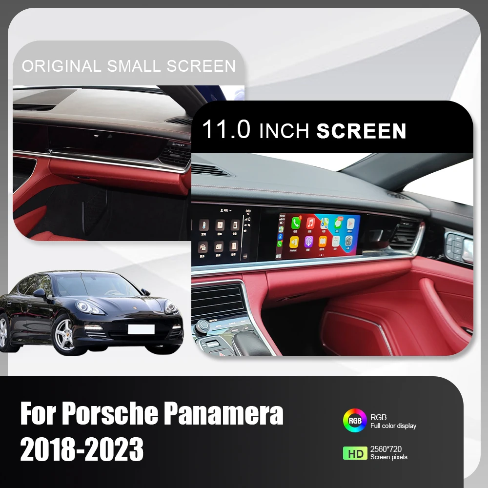 Co-pilot 11" Android 12 Auto Carplay Stereo Multimedia Player for Porsche Panamera 2018-2023 Radio Entertainment Screen Head Uni
Co-pilot 11" Android 12 Auto Carplay Stereo Multimedia Player for Porsche Panamera 2018-2023 Radio Entertainment Screen Head Uni
