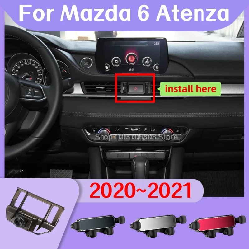 Car Phone Holder For Mazda 6 Atenza 2020 2021 Gravity Air Vent Phone Mount Universal Shockproof GPS Phone Stand Car Accessories
Car Phone Holder For Mazda 6 Atenza 2020 2021 Gravity Air Vent Phone Mount Universal Shockproof GPS Phone Stand Car Accessories