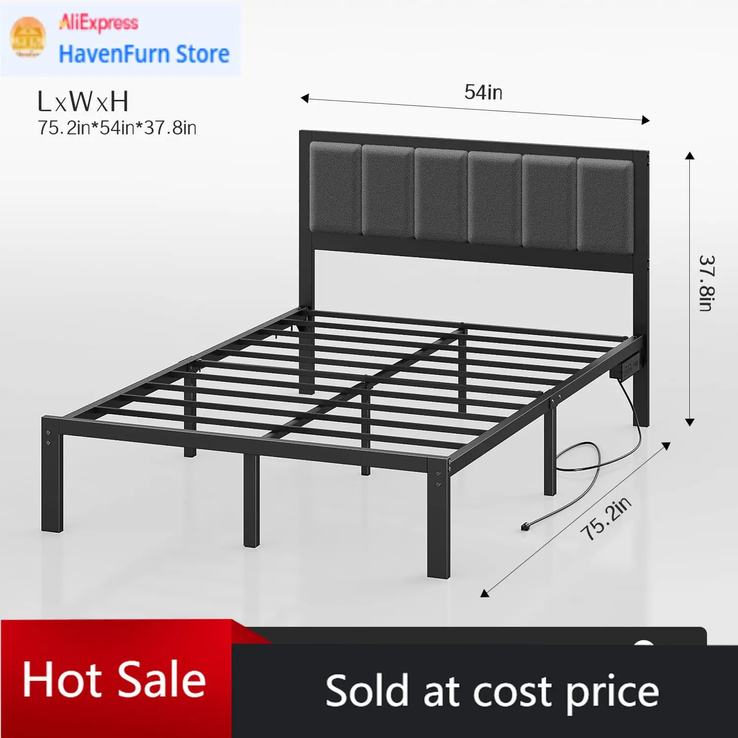 Activity priceFull Size Metal Platform Bed Frame With Headboard Usb Charging Station Led Lights No Box Spring Needed
Activity priceFull Size Metal Platform Bed Frame With Headboard Usb Charging Station Led Lights No Box Spring Needed