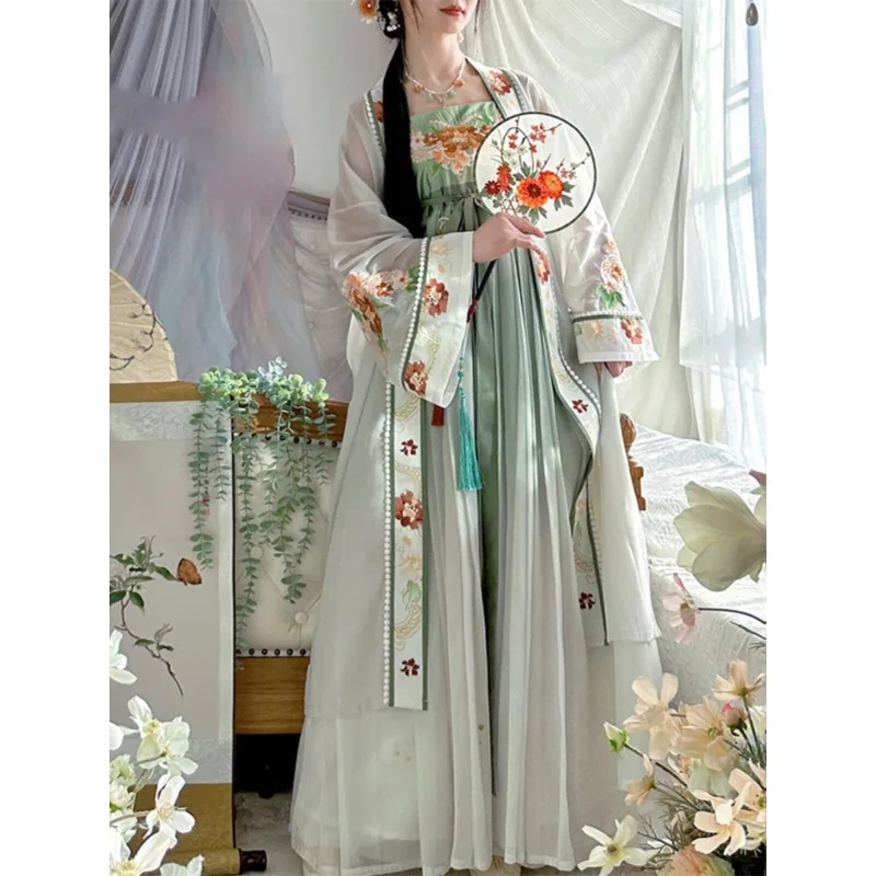 Spring Tang-made balsam skirt Hanfu women, chest-length skirt super immortal students' daily ancient style Han element ancient
Spring Tang-made balsam skirt Hanfu women, chest-length skirt super immortal students' daily ancient style Han element ancient