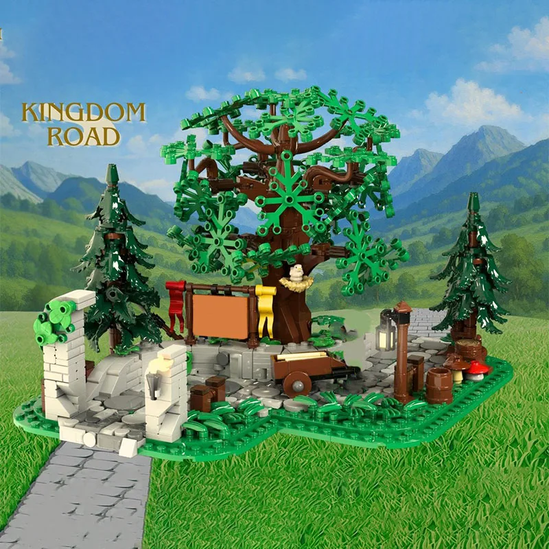 704 шт. MOC Kingdom Road Forest Castle в сборе, модель строительного блока, детские развивающие игрушки, подарки, украшения
704 шт. MOC Kingdom Road Forest Castle в сборе, модель строительного блока, детские развивающие игрушки, подарки, украшения