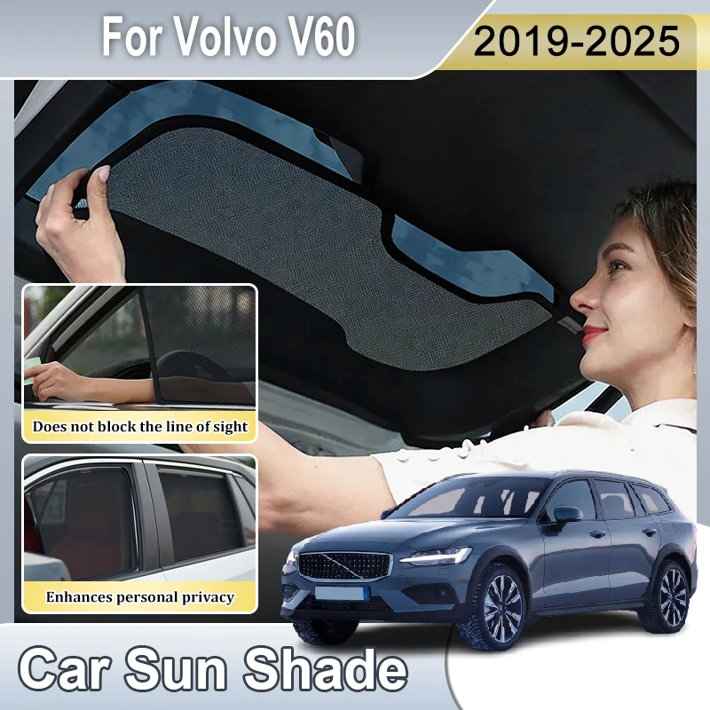 Car Mesh Sunshades For Volvo V60 Accessories MK2 2019 2020 2021- 2025 Nissan Skyline Window Sun Visor Magnetic Privacy Curtain
Car Mesh Sunshades For Volvo V60 Accessories MK2 2019 2020 2021- 2025 Nissan Skyline Window Sun Visor Magnetic Privacy Curtain