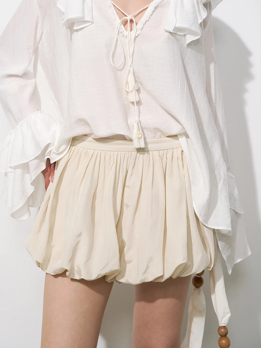 Dee Sicile Sweet Sle Pleated orts Pants Balloon Flower Bud Balloon ort Pants Women Summer l Waist Polyester Fiber
Dee Sicile Sweet Sle Pleated orts Pants Balloon Flower Bud Balloon ort Pants Women Summer l Waist Polyester Fiber