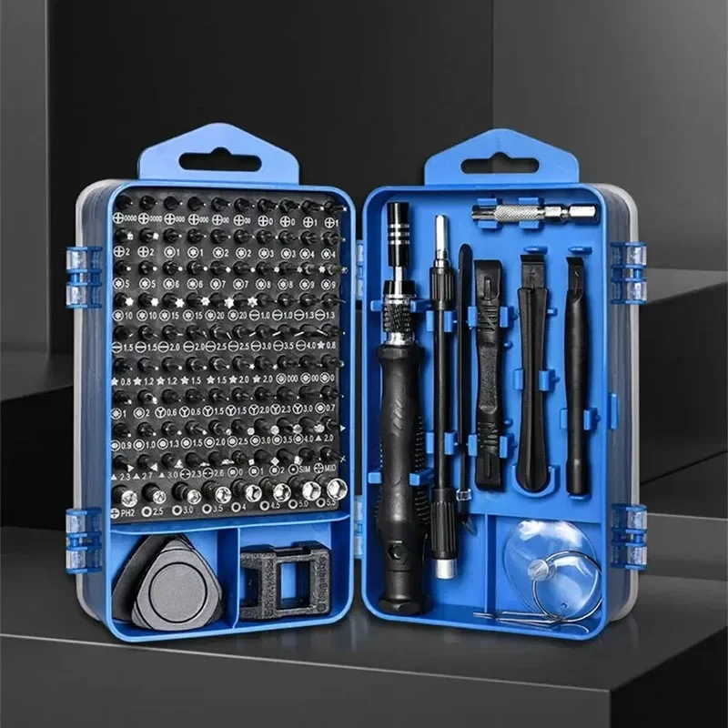 Screwdriver set 115 in 1 tool, precision electronic alloy steel high hardness mobile phone repair tool
Screwdriver set 115 in 1 tool, precision electronic alloy steel high hardness mobile phone repair tool