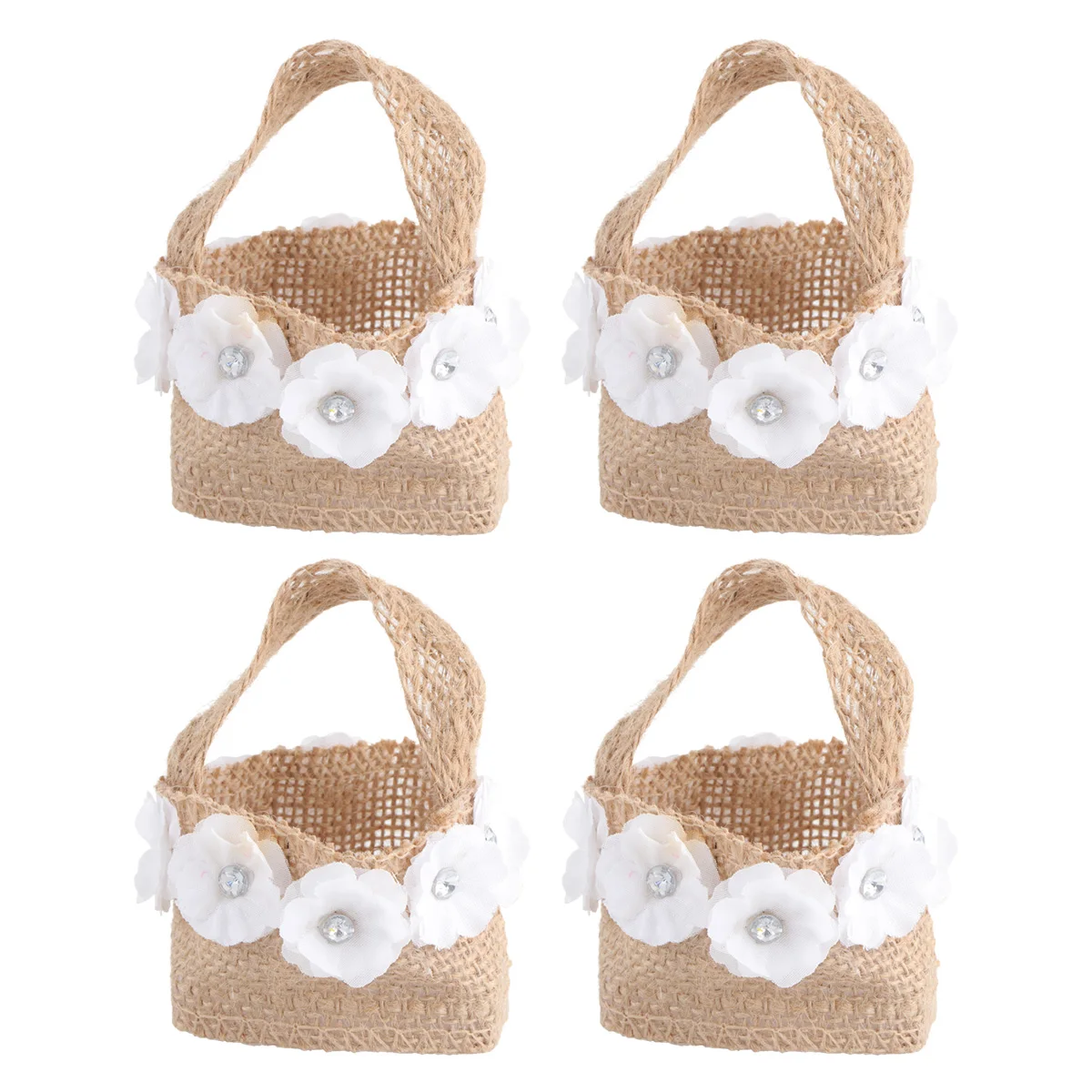 4 Pcs Candy Bags Wedding Flower Girl Basket Girls Small Weddings Gift Adornment Bouquet Ring
4 Pcs Candy Bags Wedding Flower Girl Basket Girls Small Weddings Gift Adornment Bouquet Ring