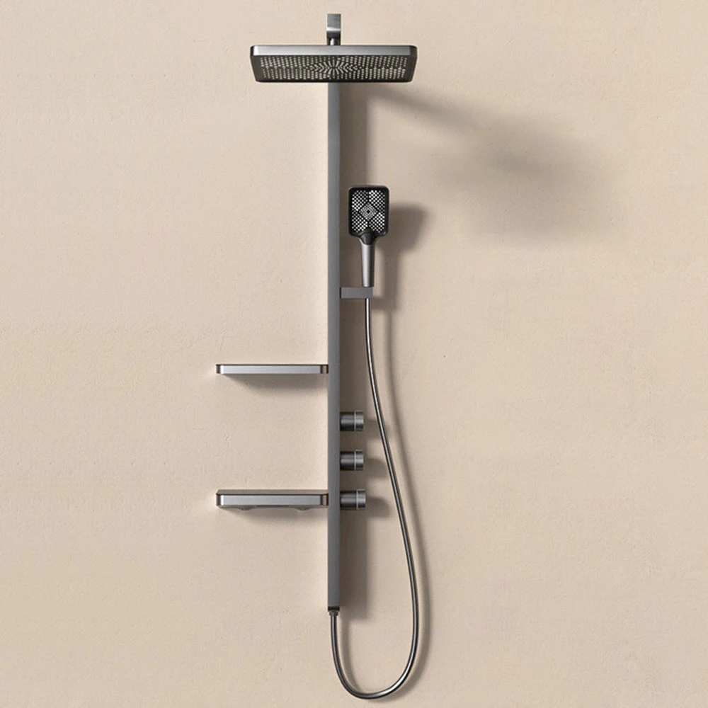 Новый дизайн, Китай, умный дождевой дождь, термостатическое управление для ванной комнаты, полный латунный смеситель для душа, смеситель для душа
Новый дизайн, Китай, умный дождевой дождь, термостатическое управление для ванной комнаты, полный латунный смеситель для душа, смеситель для душа