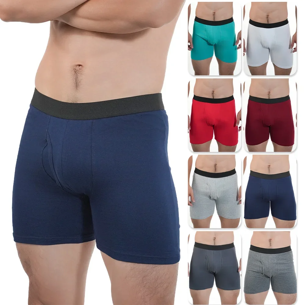 Mid-Long Man Boxers Big Cotton Mens Sports Underpants Soft Sweatpants Solid Long Briefs Sexy Fit Male Stretch Shorts Underwear
Mid-Long Man Boxers Big Cotton Mens Sports Underpants Soft Sweatpants Solid Long Briefs Sexy Fit Male Stretch Shorts Underwear