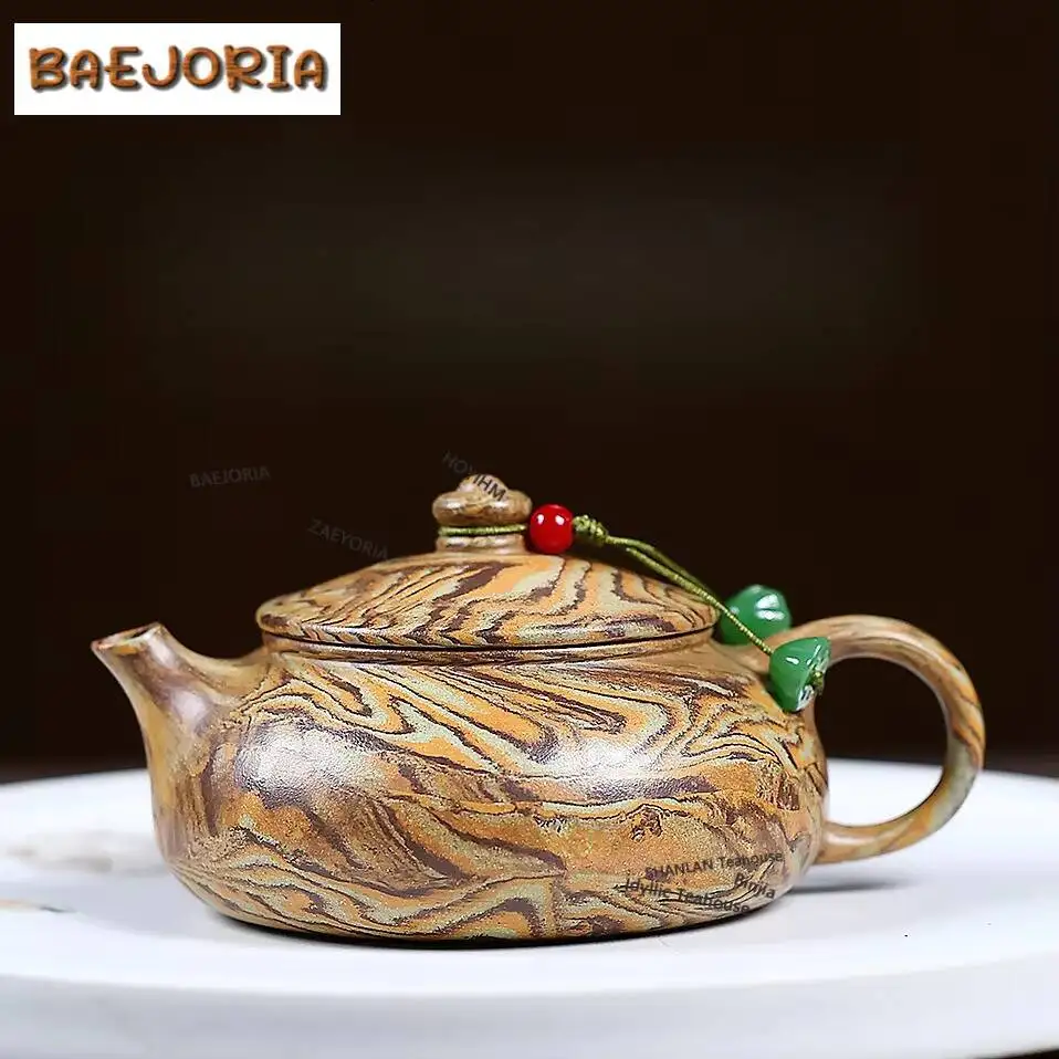 150ml Authentic Yixing Purple Clay Teapots Handmade Cold River Pot Raw Ore Grinding Mud Kettle With Infuser Chinese Zisha Teaset
150ml Authentic Yixing Purple Clay Teapots Handmade Cold River Pot Raw Ore Grinding Mud Kettle With Infuser Chinese Zisha Teaset