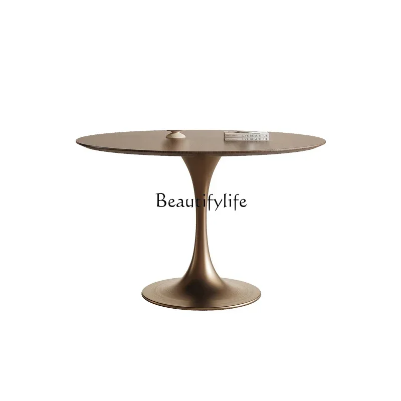 1FG10Chinese Ancient Style Stone Plate Small round Table Household Small Apartment round Dining Table Retro Black Walnut
1FG10Chinese Ancient Style Stone Plate Small round Table Household Small Apartment round Dining Table Retro Black Walnut
