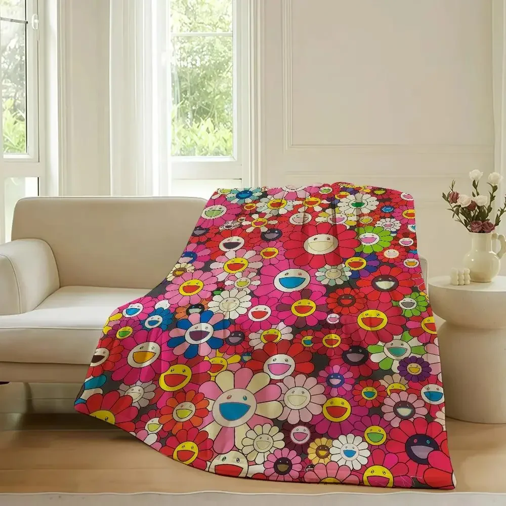 Fashion Murakami Takashi Print Blanket for Sofa Bed Office Travel Camping Soft Warm Throw for Relaxing Reading Sleeping
Fashion Murakami Takashi Print Blanket for Sofa Bed Office Travel Camping Soft Warm Throw for Relaxing Reading Sleeping