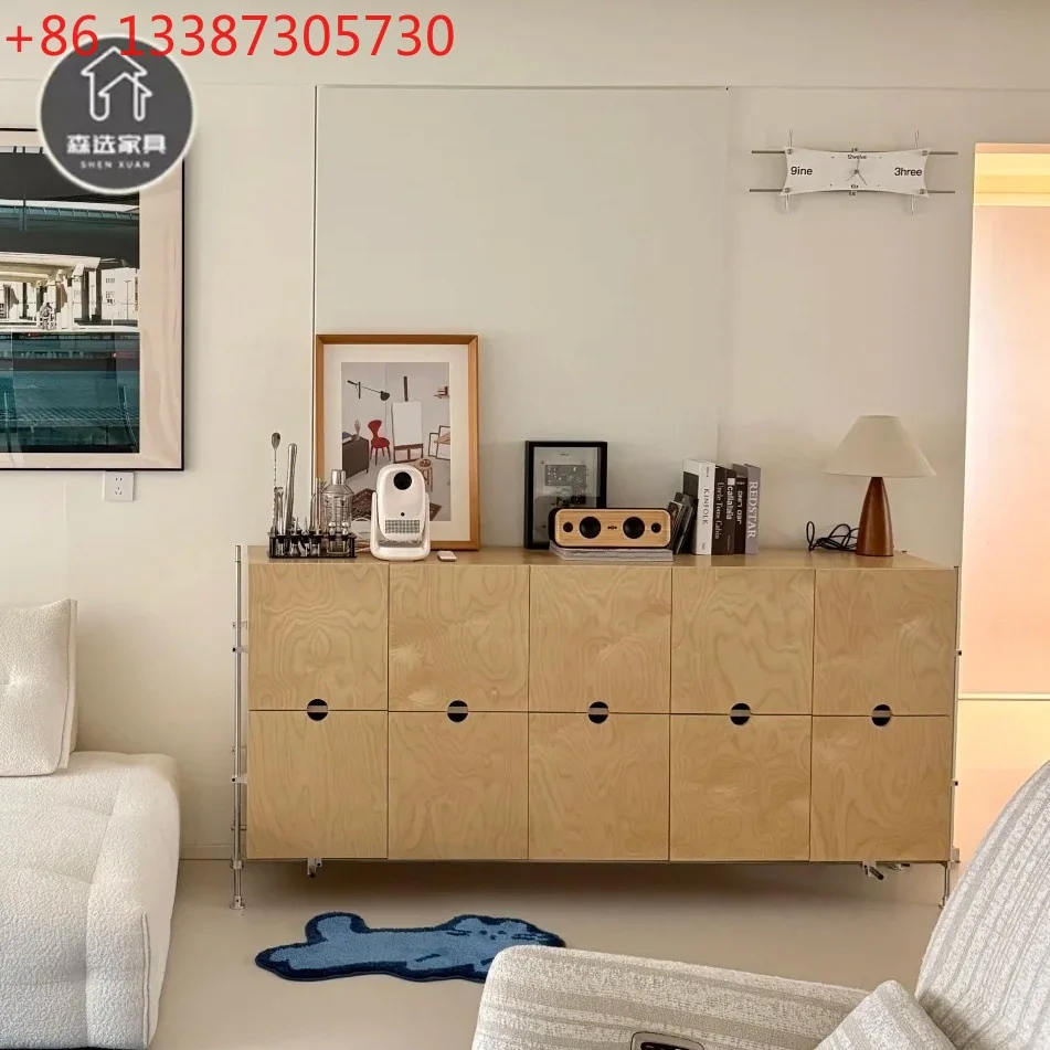 New Industrial Birch Ocean Board Light Drawing Bucket Cabinet Household Storage Side Cabinet
New Industrial Birch Ocean Board Light Drawing Bucket Cabinet Household Storage Side Cabinet