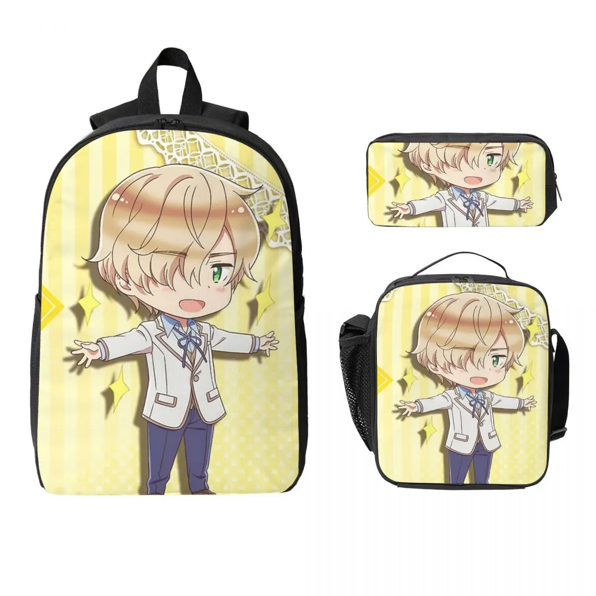 Hetalia Group World Stars Backpack Student Boys Girls BookBag School Bag Laptop Shoulder Bag 3ps Insulated Lunch Bag Pencil Case
Hetalia Group World Stars Backpack Student Boys Girls BookBag School Bag Laptop Shoulder Bag 3ps Insulated Lunch Bag Pencil Case