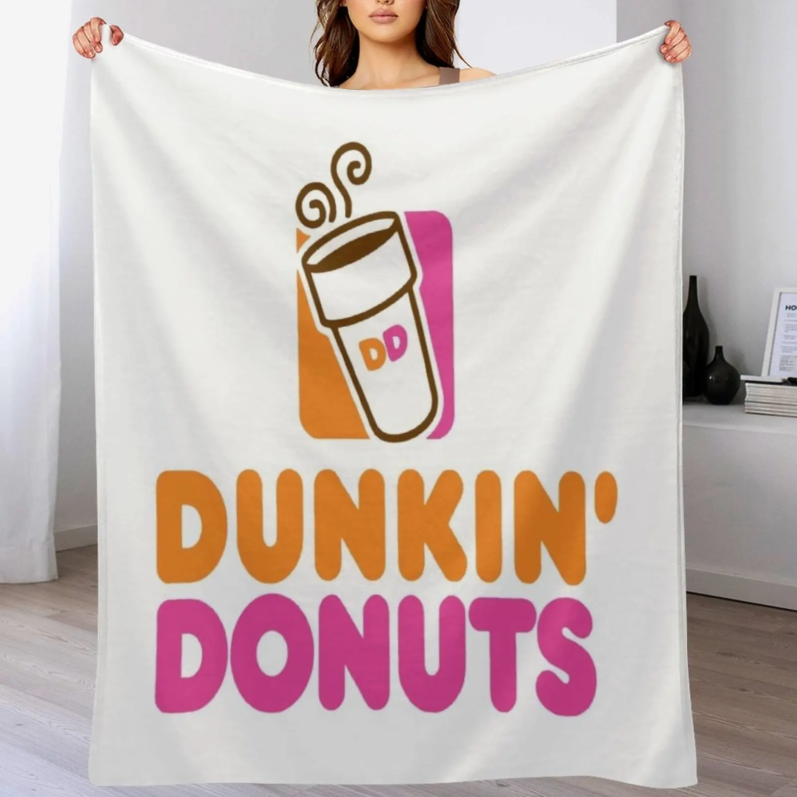 DUNKIN DONUTS Throw Blanket Lightweight Cozy Blanket for Bed Sofa
DUNKIN DONUTS Throw Blanket Lightweight Cozy Blanket for Bed Sofa