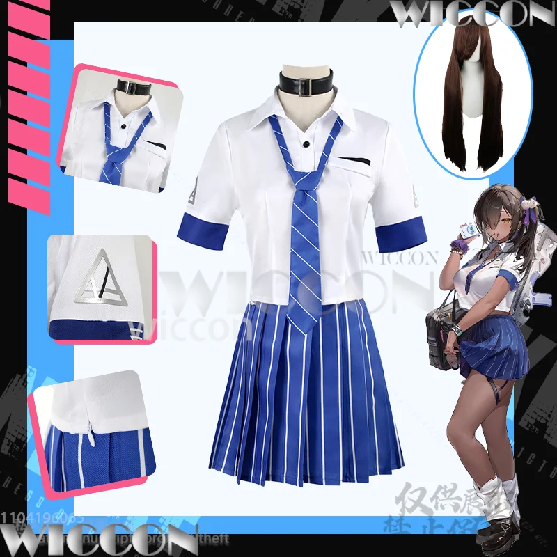 Naga Cosplay NIKKE:The Goddess Of Victory Game Anime Y2K Jirai Kei Girl JK School Uniform Dress Blue Lolita Comic CON Customized
Naga Cosplay NIKKE:The Goddess Of Victory Game Anime Y2K Jirai Kei Girl JK School Uniform Dress Blue Lolita Comic CON Customized