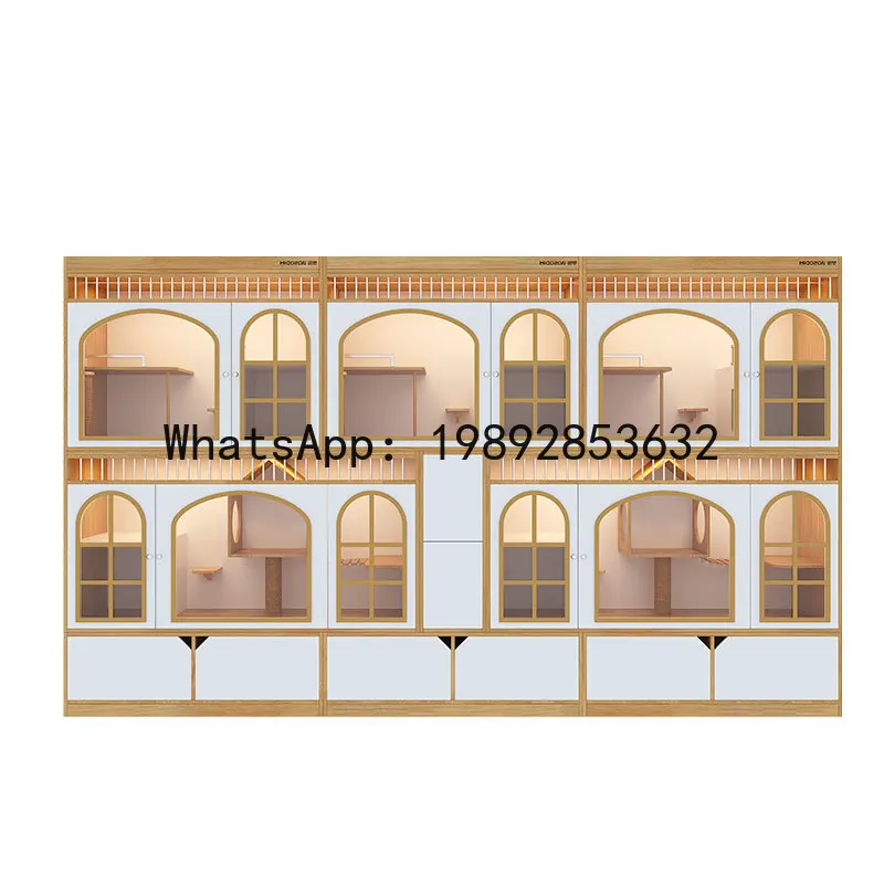 LYY Holiday Cafe Cat House Custom Villa Extra Large Luxury Cage Cat Breeding Cage Display Cabinet
LYY Holiday Cafe Cat House Custom Villa Extra Large Luxury Cage Cat Breeding Cage Display Cabinet