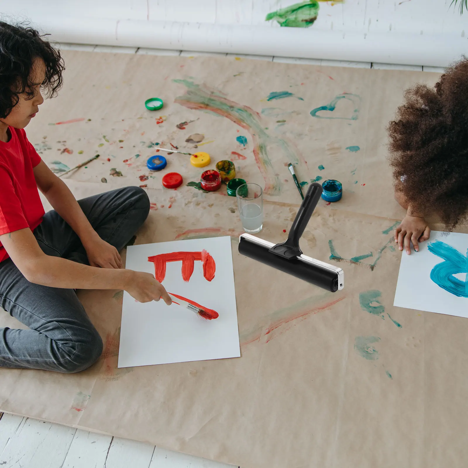 Printing Tool Art Craft Roller Wallpaper Application Roller Anti-Skid Rubber For Glue Printmaking Supplies Ink Applicator
Printing Tool Art Craft Roller Wallpaper Application Roller Anti-Skid Rubber For Glue Printmaking Supplies Ink Applicator