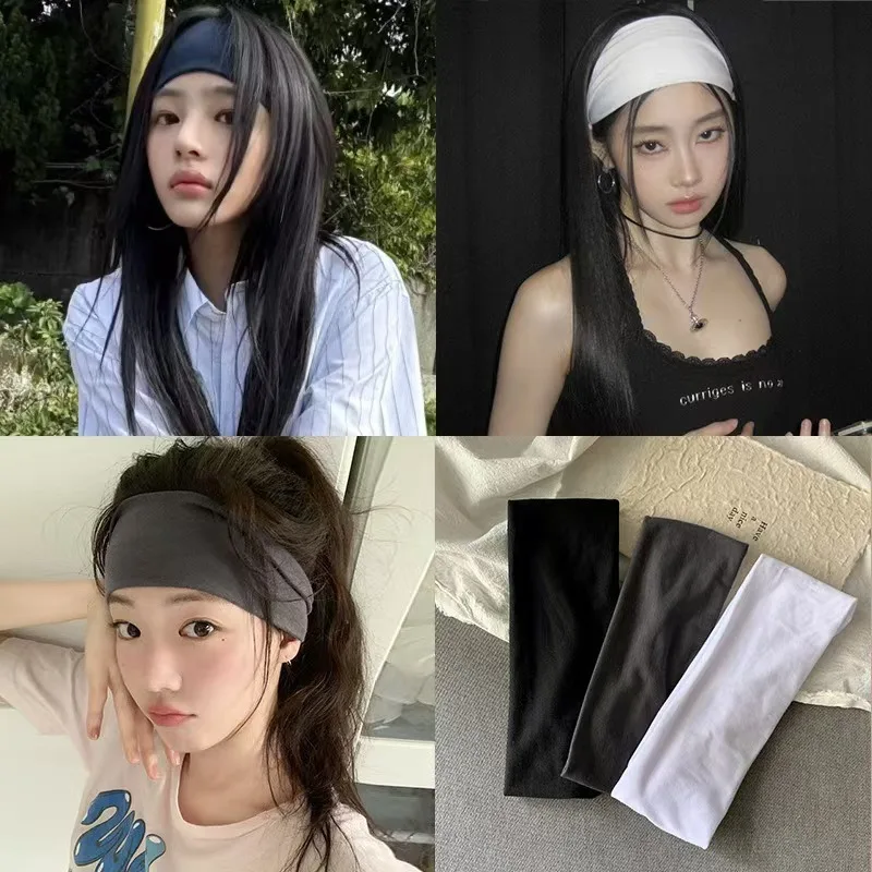Solid Knitted Hair Band Versatile Fitness Headband Simple Elastic Sports Head Wrap Casual Daily Soft Hair Accessories for Women
Solid Knitted Hair Band Versatile Fitness Headband Simple Elastic Sports Head Wrap Casual Daily Soft Hair Accessories for Women