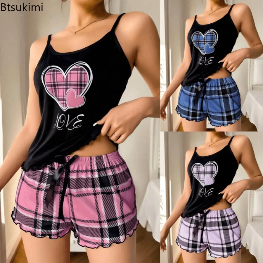 2025 Women's Summer Sexy Print Sling Pajamas Homewear Suit Shorts Thin Pajamas Silk Printing Two-Piece Pajamas Homewear Female
2025 Women's Summer Sexy Print Sling Pajamas Homewear Suit Shorts Thin Pajamas Silk Printing Two-Piece Pajamas Homewear Female