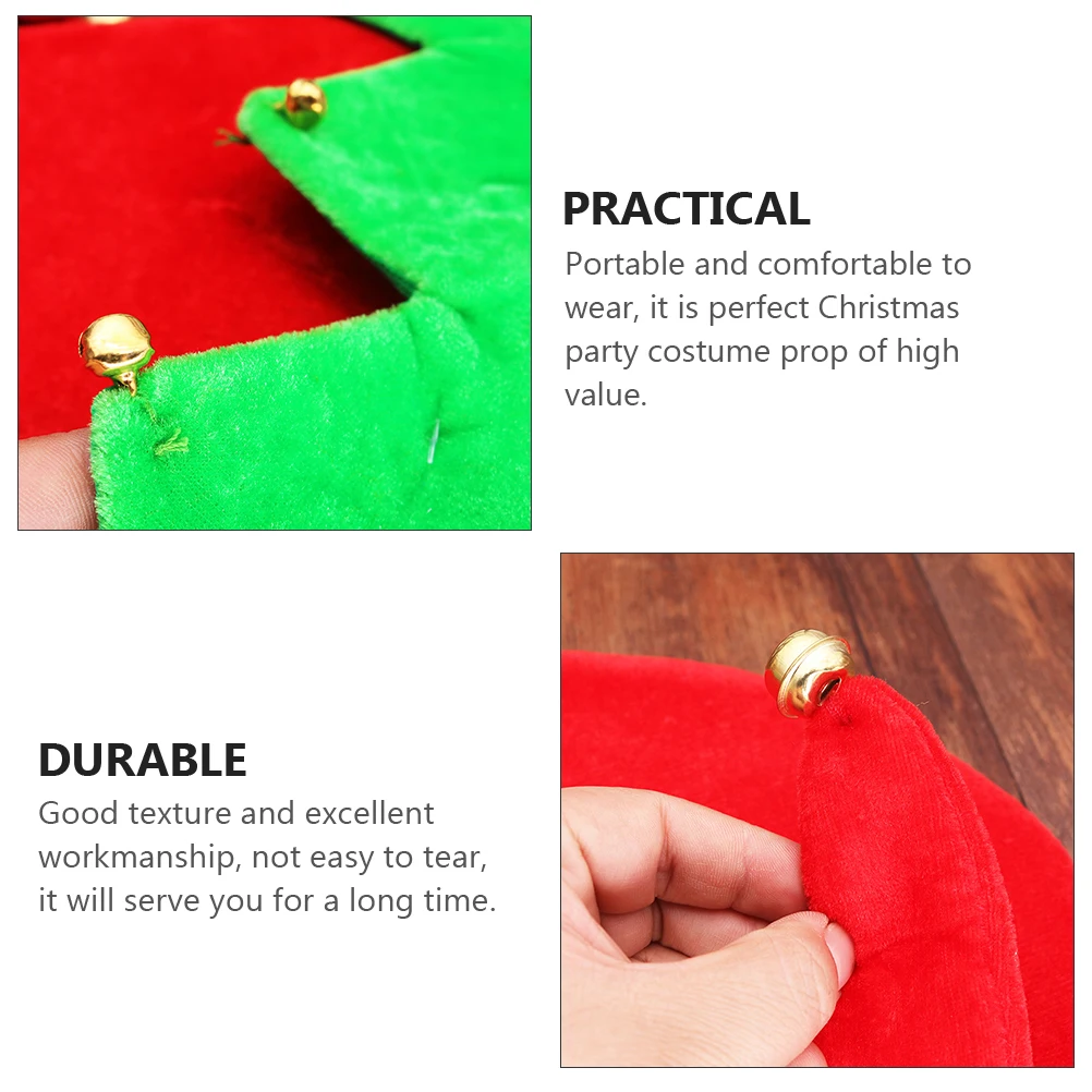 3 pcs Christmas Flannel Metal Bell Warm Party Prop Xmas Costume Decoration Santa Cap Christmas Hat Holiday Accessories
3 pcs Christmas Flannel Metal Bell Warm Party Prop Xmas Costume Decoration Santa Cap Christmas Hat Holiday Accessories