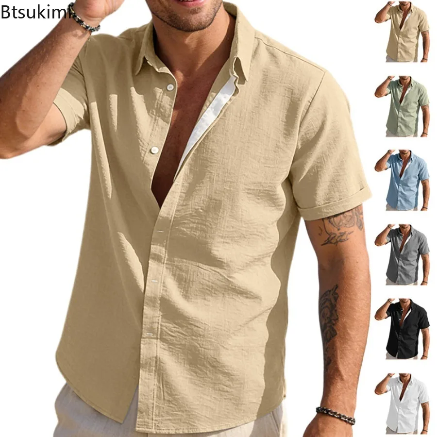 New Men's Casual Commute Bamboo Rayon Men's Shirt Short Sleeve Button Up Knitwear Collar Pure Color Simple Design Business Style
New Men's Casual Commute Bamboo Rayon Men's Shirt Short Sleeve Button Up Knitwear Collar Pure Color Simple Design Business Style