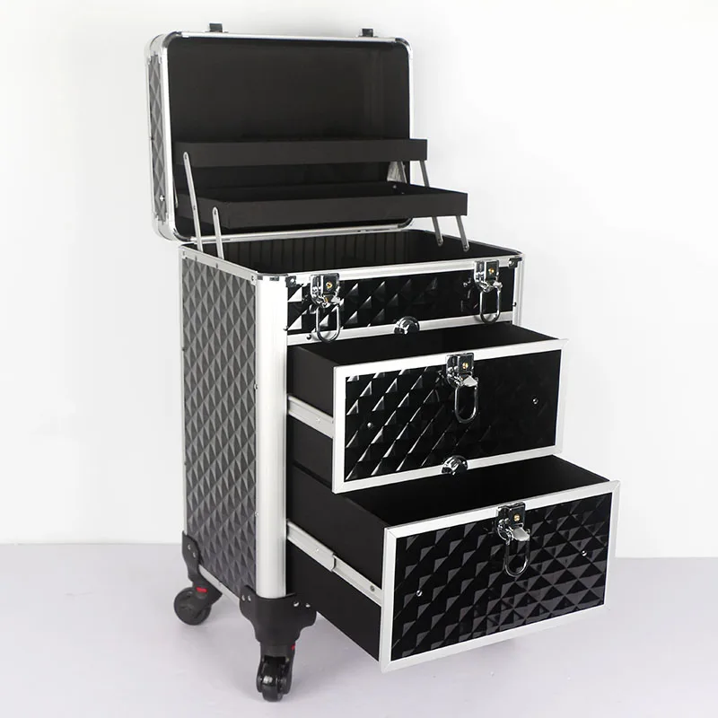 Rolling Makeup Case Cosmetology Case Cosmetic Organizer Train Case Swivel Wheels Nail Artist Salon Traveling Cart Trunk
Rolling Makeup Case Cosmetology Case Cosmetic Organizer Train Case Swivel Wheels Nail Artist Salon Traveling Cart Trunk