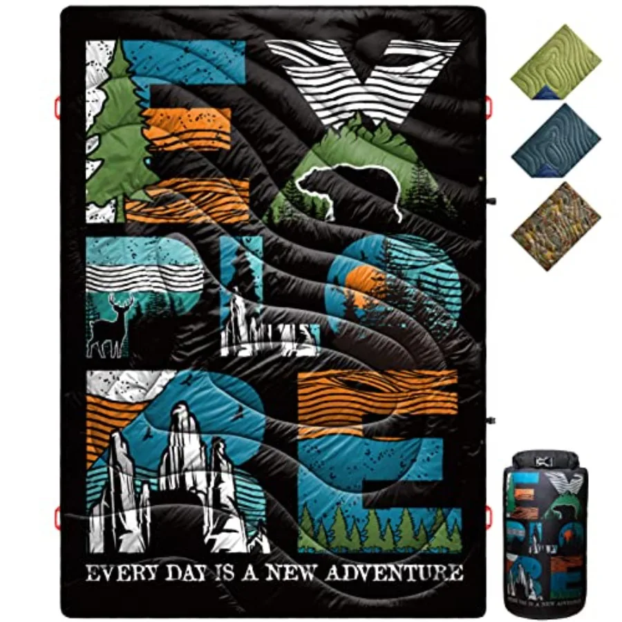 ECOSILK Puffy Blanket for Camping Traveling Picnics Wearable Waterproof Lightweight Packable Outdoor Travel Blanket Airplane w.
ECOSILK Puffy Blanket for Camping Traveling Picnics Wearable Waterproof Lightweight Packable Outdoor Travel Blanket Airplane w.