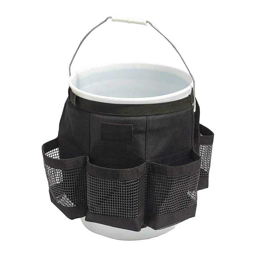 Multi-Pockets Fishing Bucket Organizer Waterproof Lightweight Bucket Tool Organizer with Mesh Black for 5 Gallon Bucket
Multi-Pockets Fishing Bucket Organizer Waterproof Lightweight Bucket Tool Organizer with Mesh Black for 5 Gallon Bucket