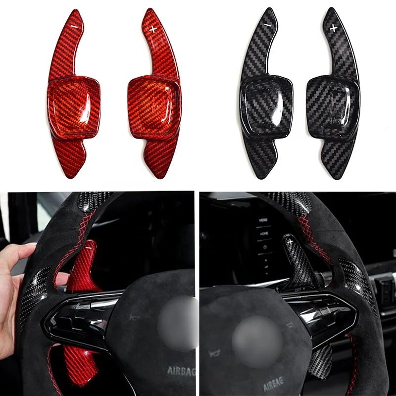 Paddle Shift Extension for VW Golf 8 MK8 GTI R Tiguan CC Steering Wheel Real Carbon Fiber Shift Paddles
Paddle Shift Extension for VW Golf 8 MK8 GTI R Tiguan CC Steering Wheel Real Carbon Fiber Shift Paddles