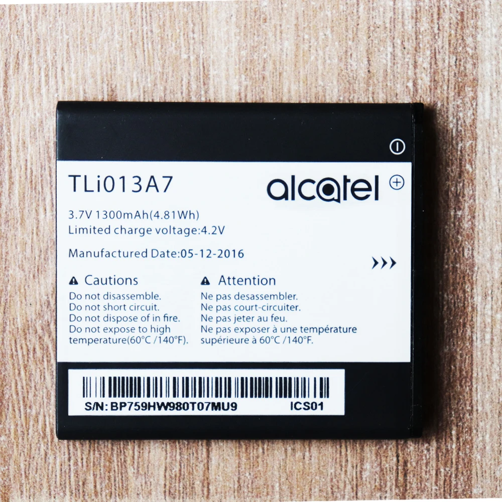 2 шт., 5 шт., 10 шт., TLi013A7, 1300 мАч, для Alcatel One Touch Pixi 4 3.5 мобильный телефон
2 шт., 5 шт., 10 шт., TLi013A7, 1300 мАч, для Alcatel One Touch Pixi 4 3.5 мобильный телефон