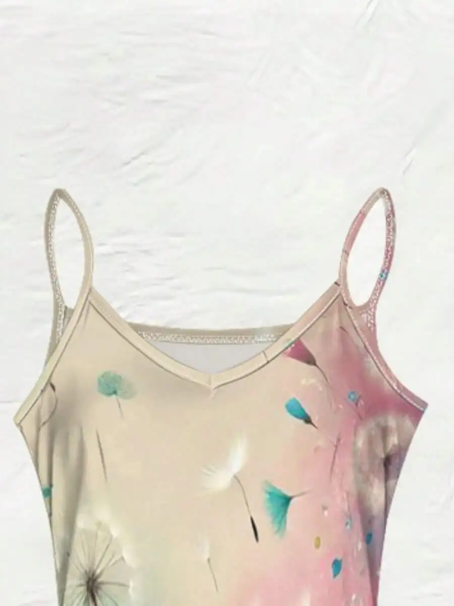 Womens Backless Slip Dress With Dandelion Print Spring Summer Autumn Casual Sexy
Womens Backless Slip Dress With Dandelion Print Spring Summer Autumn Casual Sexy