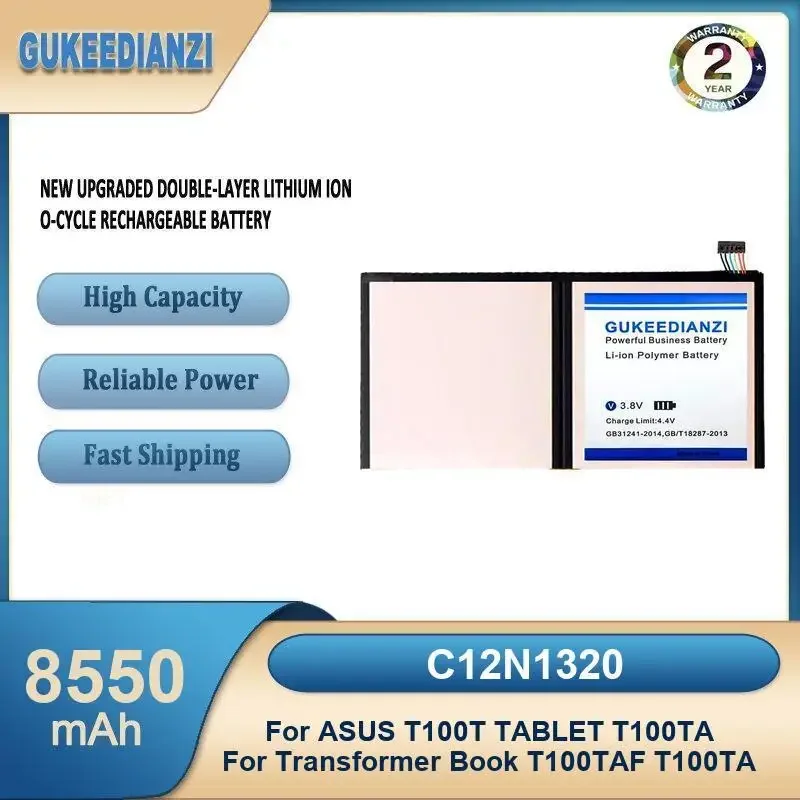 C12N1320 8550 мАч аккумулятор большой емкости для планшета ASUS T100T TABLET T100TA для книги-трансформера T100TAF T100TA
C12N1320 8550 мАч аккумулятор большой емкости для планшета ASUS T100T TABLET T100TA для книги-трансформера T100TAF T100TA