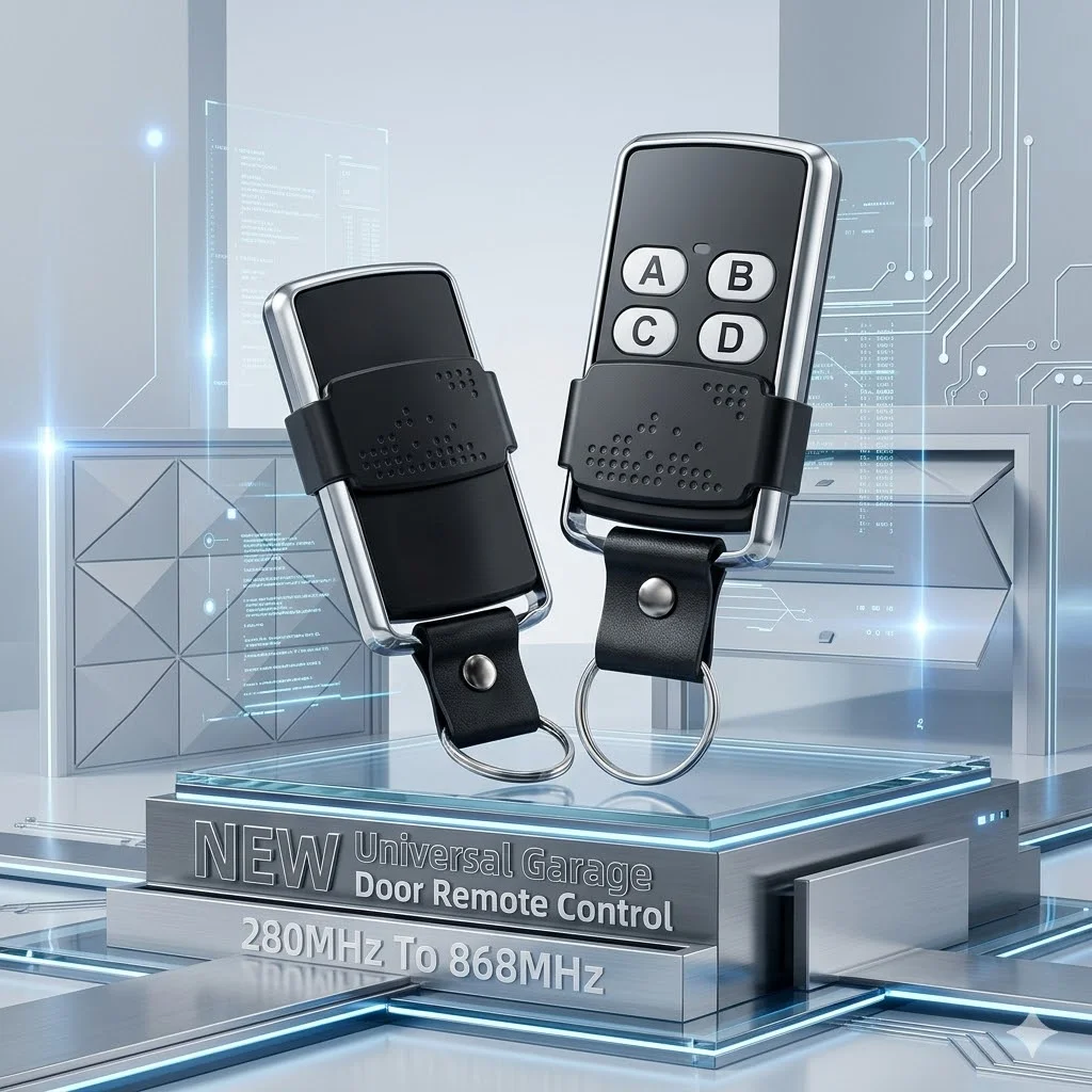 NEW Universal Garage Door Opener Multi-Frequency 280MHz-868MHz Duplicator Clone 433MHz Rolling Code Transmitter
NEW Universal Garage Door Opener Multi-Frequency 280MHz-868MHz Duplicator Clone 433MHz Rolling Code Transmitter