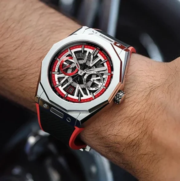 BONEST GATTI Men Automatic Watch 42mm Mechanical Wristwatch Skeleton Waterproof Sapphire Luminous Multi-Dial Month Week Date
BONEST GATTI Men Automatic Watch 42mm Mechanical Wristwatch Skeleton Waterproof Sapphire Luminous Multi-Dial Month Week Date