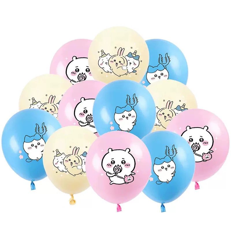 Cute Chiikawa Balloon Set Kawaii Hachiware Usagi Cartoon Latex Balloons For Birthday Party Baby Shower Decoration Supplies Gift
Cute Chiikawa Balloon Set Kawaii Hachiware Usagi Cartoon Latex Balloons For Birthday Party Baby Shower Decoration Supplies Gift