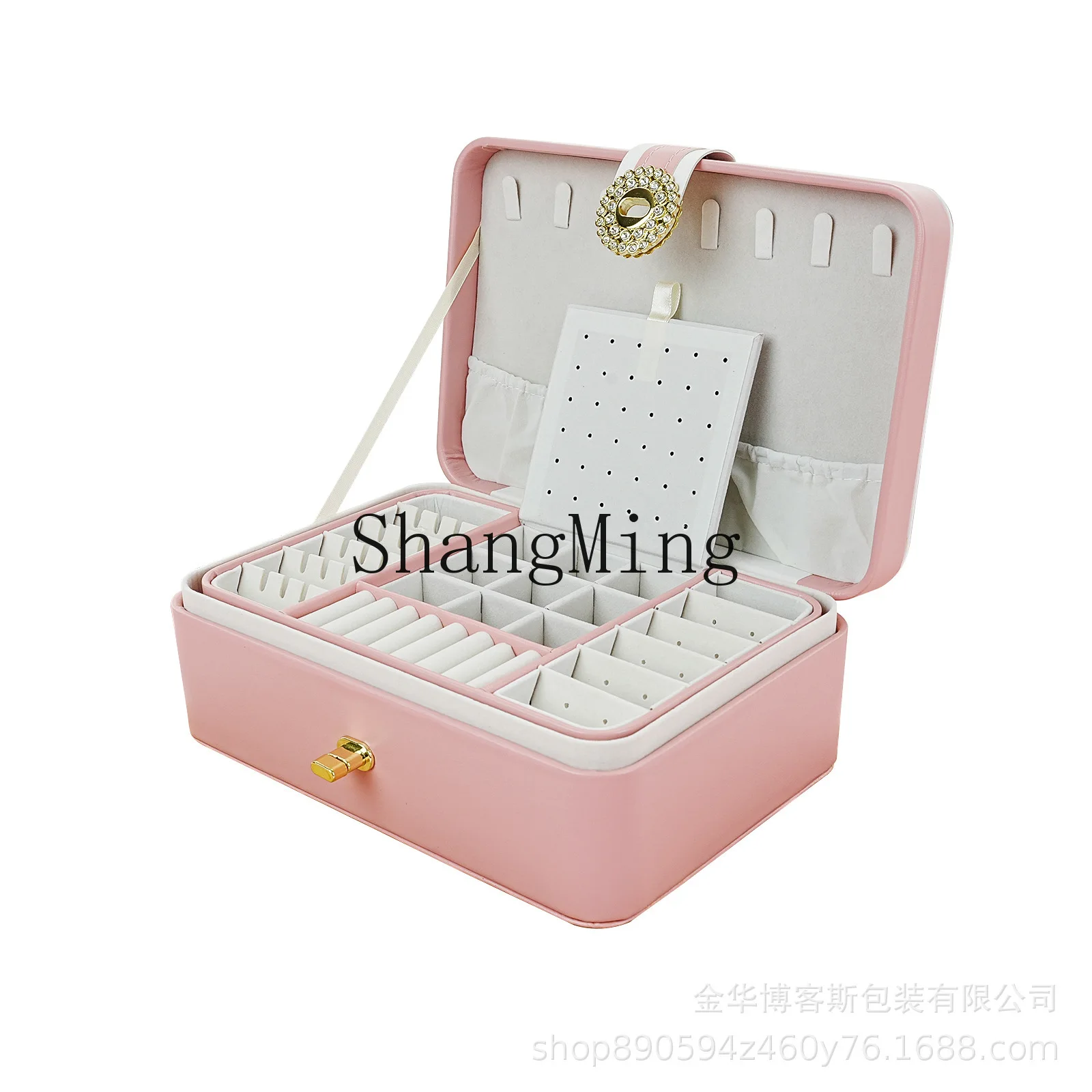 DSA diamond buckle simple jewelry box leather cosmetics necklace jewelry storage box
DSA diamond buckle simple jewelry box leather cosmetics necklace jewelry storage box