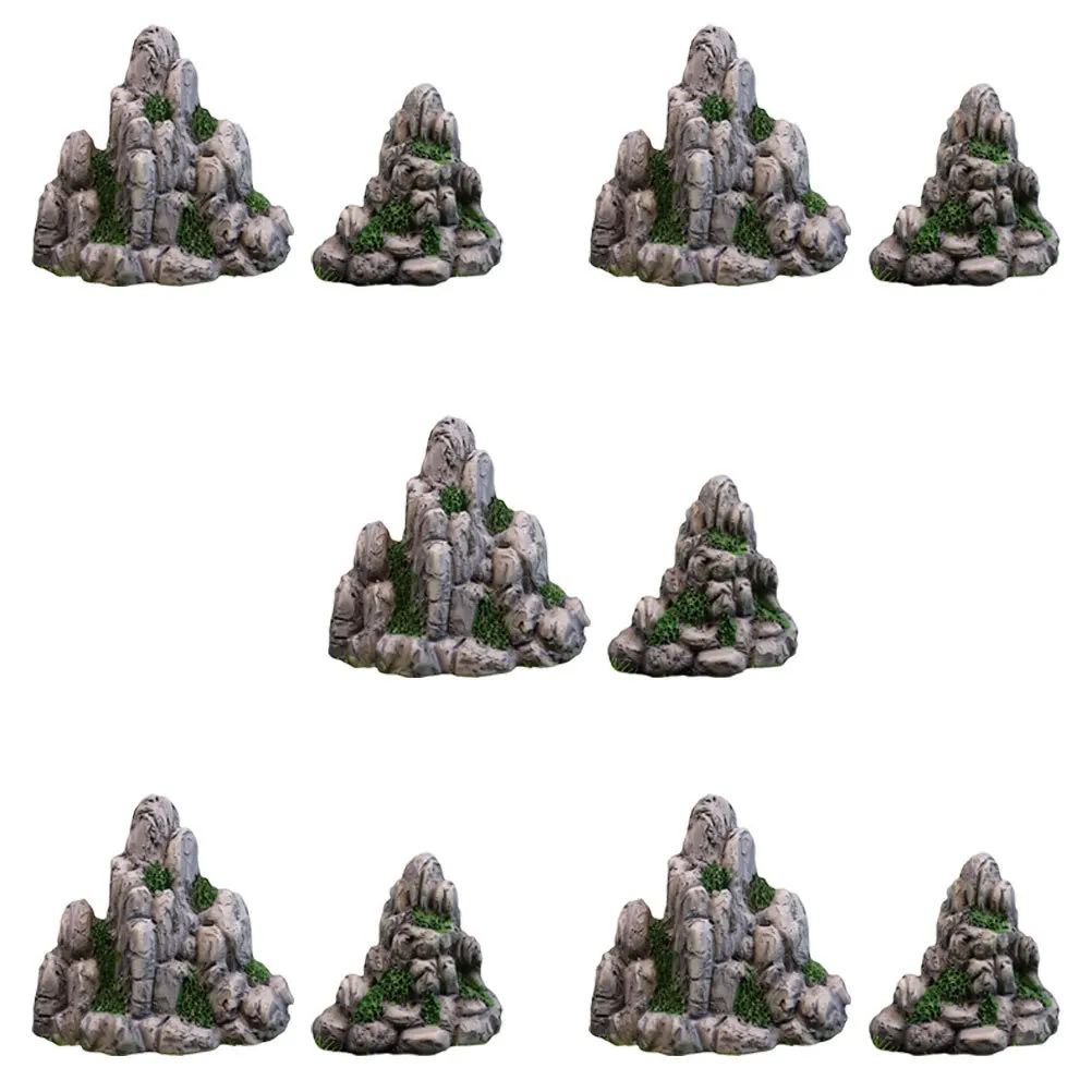 10 шт., декоративные фигурки из смолы, прочный мини-горный орнамент, сад, дзен, комната, стол, микропейзаж, украшение
10 шт., декоративные фигурки из смолы, прочный мини-горный орнамент, сад, дзен, комната, стол, микропейзаж, украшение