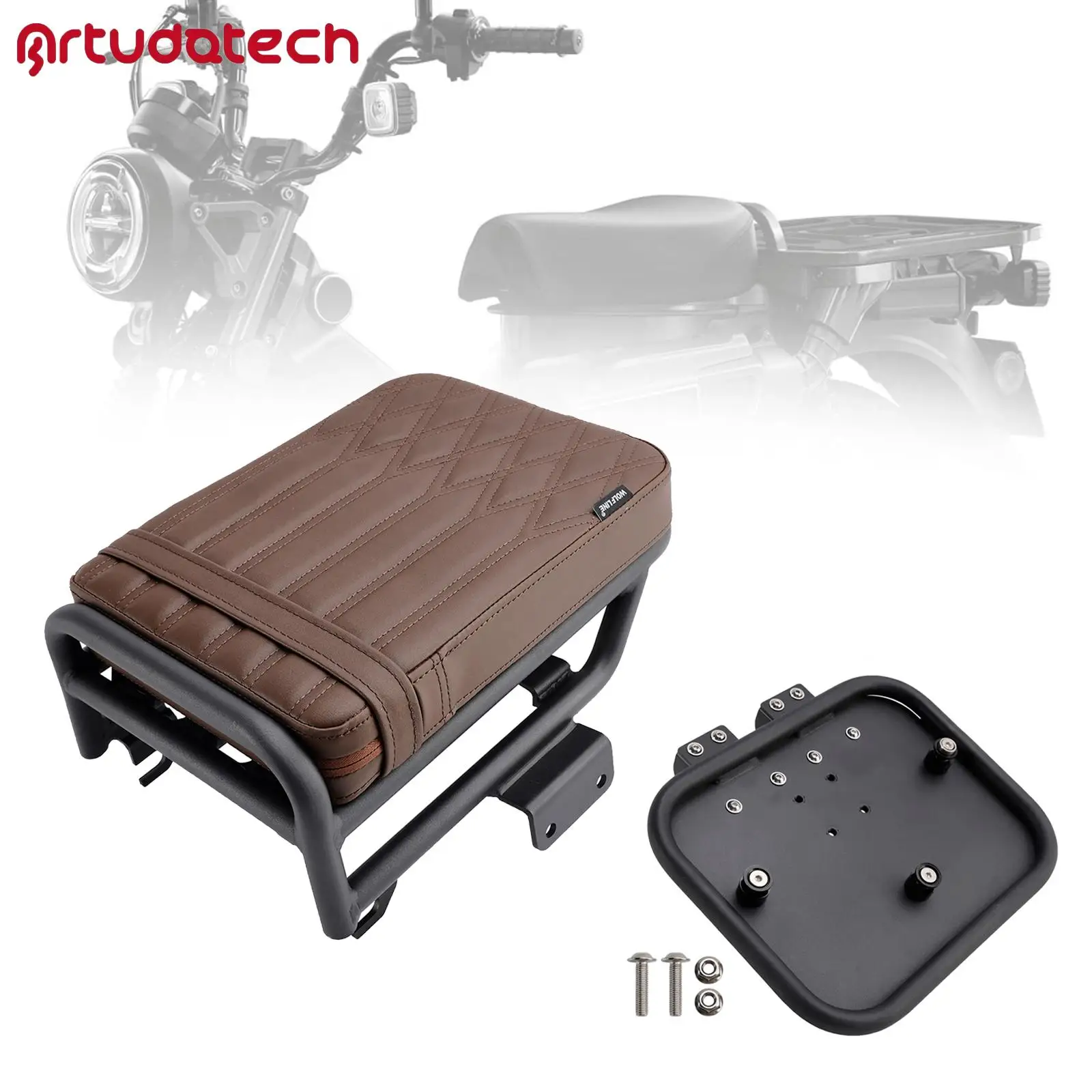 Artudatech Kit Saddlebag Bracket & Rear Seat Cushion Black for Honda Ct125 Huntercub 2020 2021 2022 2023
Artudatech Kit Saddlebag Bracket & Rear Seat Cushion Black for Honda Ct125 Huntercub 2020 2021 2022 2023